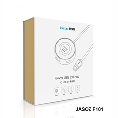 Bộ Chia USB Sang 4 Cổng USB 2.0 Chính Hãng Jasoz - Màu trắng