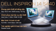 Laptop Dell Inspiron 14 5440 - N4I7204W1 (Core 7 150U, 16GB, 512GB, Full HD+, OfficeHS, Win11)