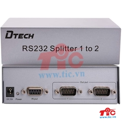 Bộ Mở Rộng DTECH 1x2 Cổng RS232 Chia Sẻ