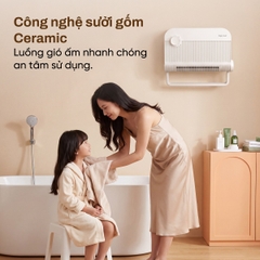 Máy sưởi gốm đa năng Fujihome FHB6000M 1500W núm xoay | Hàng chính hãng