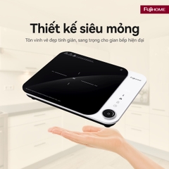 Bếp từ đơn Fujihome IC1901W 1900W núm xoay, quạt đôi | Hàng chính hãng