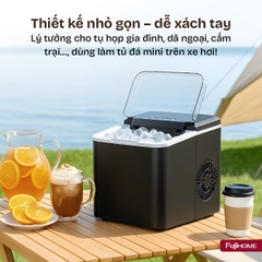 Máy làm đá viên mini Fujihome IM1218 10kg/ngày | Hàng chính hãng