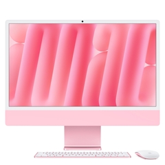 PC iMac M4 8Core CPU 8 Core GPU 16GB RAM 256GB SSD 24" 4.5K Bạc/Xanh lá/Xanh Dương/Hồng