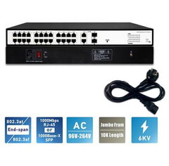 Switch PoE 24-cổng Hikivision SH-1024P-2C | Hàng chính hãng