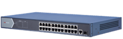 Hikvision Switch POE GIGABIT 24 cổng PoE 1000M,  1 cổng SFP độc lập 1000M , 1 cổng RJ45 1000M, Layer 2 | Hàng chính hãng