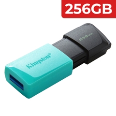 USB Kingston DataTraveler Exodia M 256GB USB 3.2 Gen 1 (Black + Teal) | Hàng chính hãng