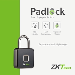 Khóa vân tay, thẻ ZKTeco Padlock | Hàng chính hãng
