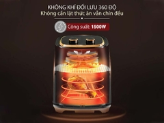 Nồi chiên không dầu Fujihome A4EB 4,5 lít 1500W | Hàng chính hãng