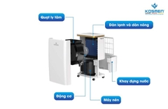 MÁY HÚT ẨM KOSMEN KM-12N Thích hợp cho không gian 10 - 40 m2 | Hàng chính hãng