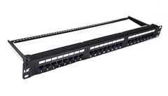 Patch panel LS 24-port 1U Empty Cat5e (LS-PP-24P-E-ECO) | Hàng chính hãng