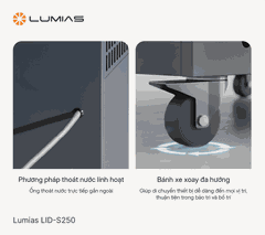 Máy hút ẩm công nghiệp 250L Lumias LID-S250
