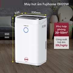 Máy Hút Ẩm Fujihome DH20W Wifi