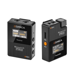 Comica Boomx-D Pro D2 - Micro không dây 2.4g, bộ nhớ trong 8gb, phạm vi 100m | Hàng chính hãng