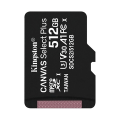 Thẻ nhớ Kingston Canvas Select Plus microSDXC 512GB | Hàng chính hãng