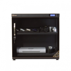 Tủ chống ẩm chuyên dụng Nikatei NC-120HS, viền nhôm mạ vàng (120 lít) | Hàng chính hãng