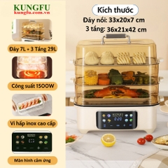 Nồi lẩu hấp đa năng Kungfu KF-NHC25 (cảm ứng) | Hàng chính hãng