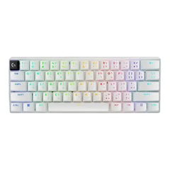 Bàn phím LOGITECH PRO X 60 LIGHTSPEED WIRELESS/BLUETOOTH GAMING/TACTILE/ĐEN/TRẮNG/HỒNG