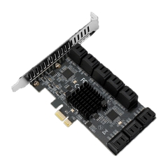 Card mở rộng 16 cổng Sata 3.0 PAS-16U-BK | Hàng chính hãng