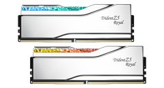 RAM G.Skill Trident Z5 Royal RGB 64GB (2x32GB) DDR5 6400MHz CL32 Silver F5-6400J3239G32GX2-TR5S