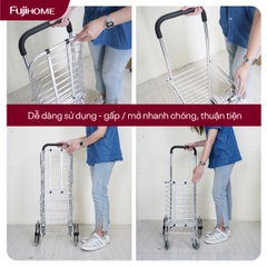 Xe đi chợ gấp gọn, leo cầu thang Fujihome SC-260NEW4