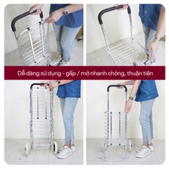 Xe kéo đi chợ gấp gọn Fujihome SC-250NEW2