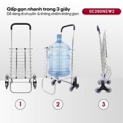 Xe kéo đi chợ leo cầu thang Fujihome SC-260NEW2