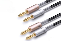 Cáp âm thanh Jack cắm chuối Ugreen 50536 dài 1m bện nylon cao cấp | Hàng chính hãng