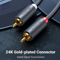 Cáp AV hoa sen 2 đầu RCA dài 5m chính hãng Ugreen 10520 | Hàng chính hãng