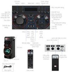 Loa điện karaoke LG Xboom RN7 500W | Hàng chính hãng