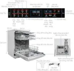 Máy rửa bát độc lập 13 bộ Bosch SMS6ECI93E | Hàng chính hãng