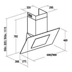 Máy hút mùi Canzy CZ-SA06 | Hàng chính hãng