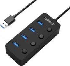 Bộ chia USB HUB 4 cổng USB 3.0 ORICO W9PH4 | Hàng chính hãng