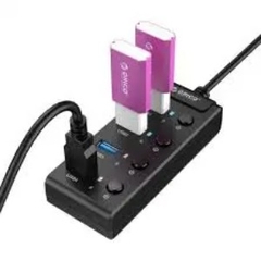 Bộ chia USB HUB 4 cổng USB 3.0 ORICO W9PH4 | Hàng chính hãng