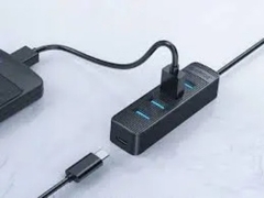 Bộ chia USB HUB 4 cổng USB 3.0 ORICO TWU3-4A-BK | Hàng chính hãng