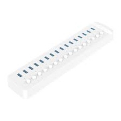 Bộ chia USB HUB 16 cổng USB 3.0 với các công tắc riêng lẻ CT2U3-16AB-WH | Hàng chính hãng