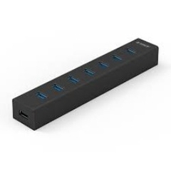 Bộ chia USB HUB 7 cổng USB 3.0 H7013-U3-AD-BK | Hàng chính hãng