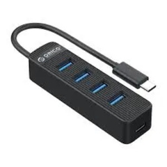 Bộ chia Type C ra 4 cổng USB 3.0 TWC3-4A-BK-EP | Hàng chính hãng
