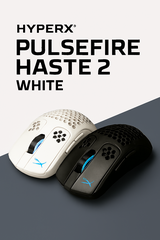 CHUỘT HYPERX PULSEFIRE HASTE II BLACK/WHITE