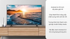 Android Tivi TCL 4K 55 inch 55P615 Mới 2025 | Hàng chính hãng