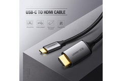 Cáp USB Type C to HDMI dài 2M Ugreen 50571 hỗ trợ 4K@60Hz | Hàng chính hãng