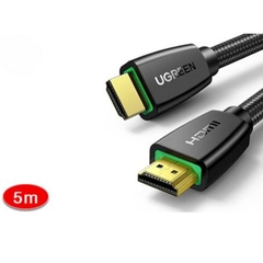 Cáp HDMI 5m chuẩn 2.0 Chính hãng Ugreen 40412 hỗ trợ 3D, 4K | Hàng chính hãng