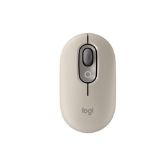 Chuột không dây Logitech POP with Emoji Xám 910-006622 | Hàng chính hãng
