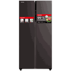 Tủ lạnh Toshiba Inverter 460 lít Side By Side GR-RS600WI-PMV(37)-SG | Hàng chính hãng