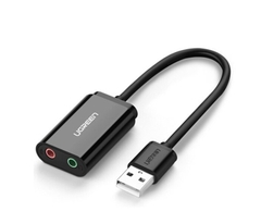 Ugreen 30724 – Cáp sound USB 2.0 to 3.5mm chính hãng | Hàng chính hãng