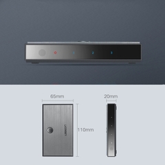 Bộ gộp HDMI 2.0 3 vào 1 Ugreen 50709 chính hãng hỗ trợ 4K2K@60Hz | Hàng chính hãng