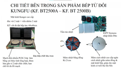 Bếp từ đôi Kungfu KF-BT2500A