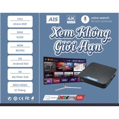Android TV BOX VINABOX A15B - Giao Diện ATV 10.0 - 2G RAM - 16G ROM