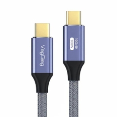 Cáp USB-C 3.1 VegGieg V-H921 – 100W, 10Gbps, 4K@60Hz, dài 2m