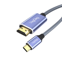 Cáp chuyển Type-C sang HDMI VegGieg V-Z625 – 4K 60Hz, dài 2m