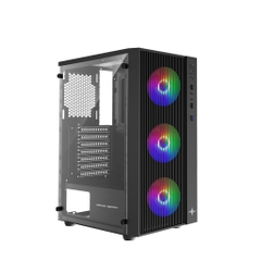 Vỏ Case Gaming KENOO ESPORT AF13-3F Đen - Case Gaming sẵn 3 FAN